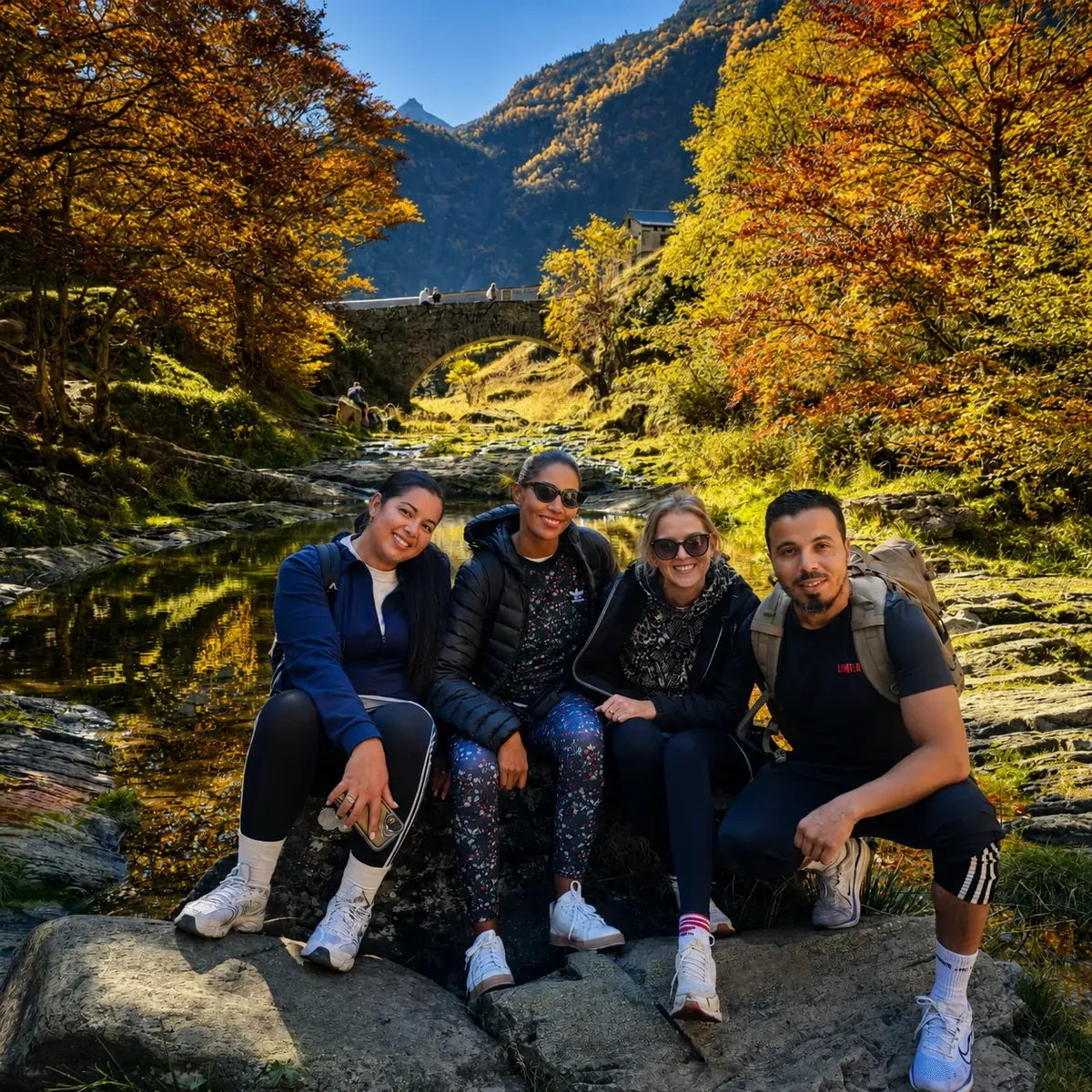 Groupe BSP lors d’une randonnée en montagne
